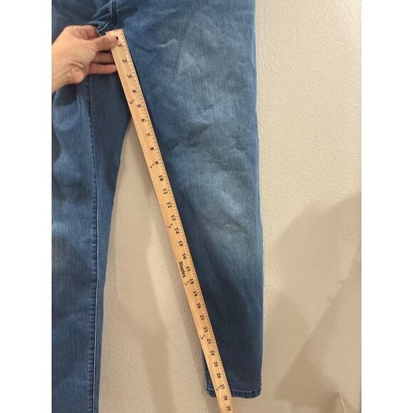 Isabel Maternity Jeans blue Jeggins size 18 over the belly blue jeans cross over - Picture 7 of 7